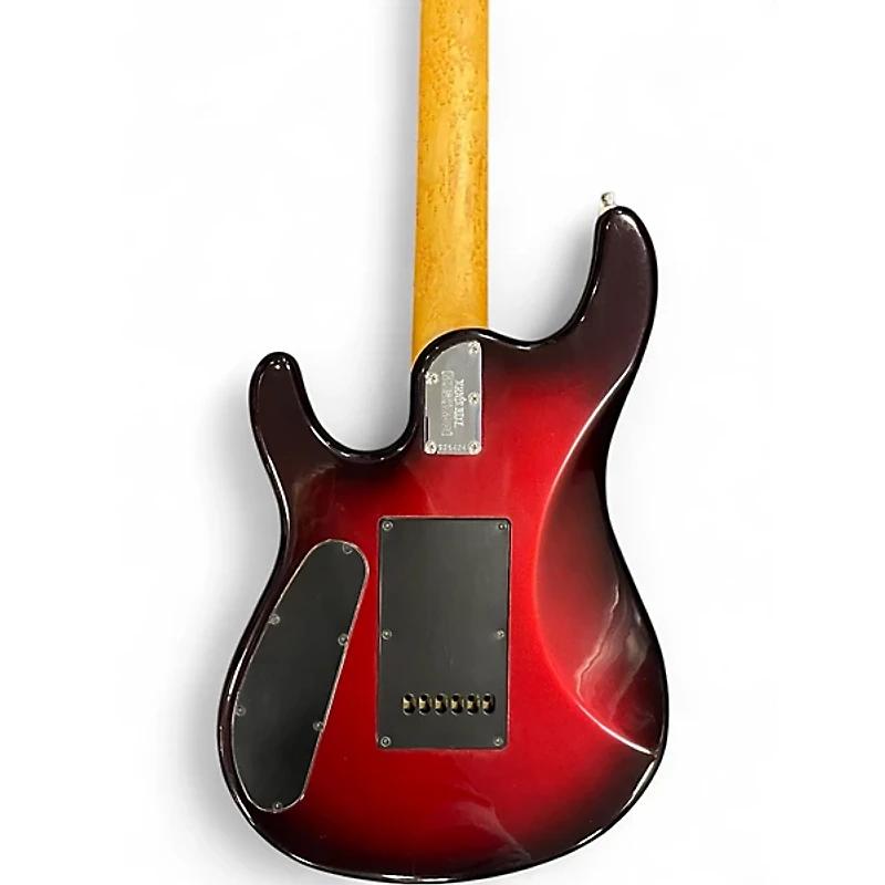 Used Ernie Ball Music Man JP6 John Petrucci Signature Red Burst Solid Body Electric Guitar