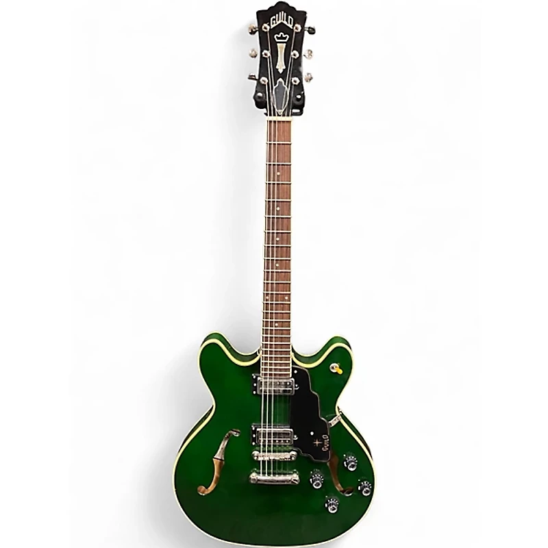 Used Guild SFIVST Starfire Emerald Green Hollow Body Electric Guitar