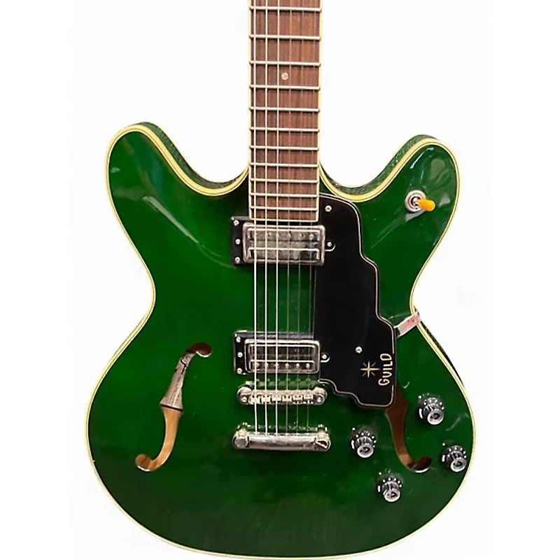 Used Guild SFIVST Starfire Emerald Green Hollow Body Electric Guitar
