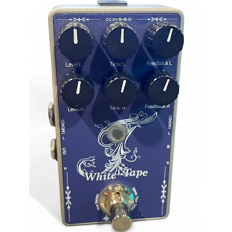 Used Donner white tape Effect Pedal