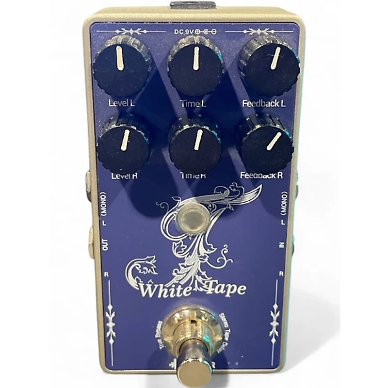 Used Donner white tape Effect Pedal