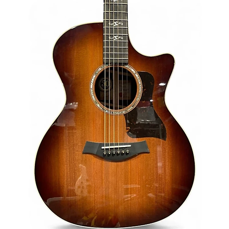 Used Taylor 414CE 50TH ANNIV SPECIAL EDITION Tobacco Acoustic Electric Guitar