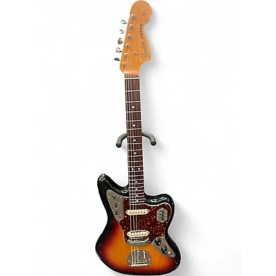 Used Fender 1962 Reissue Jaguar 2 Color Sunburst Solid Body Electric Guitar