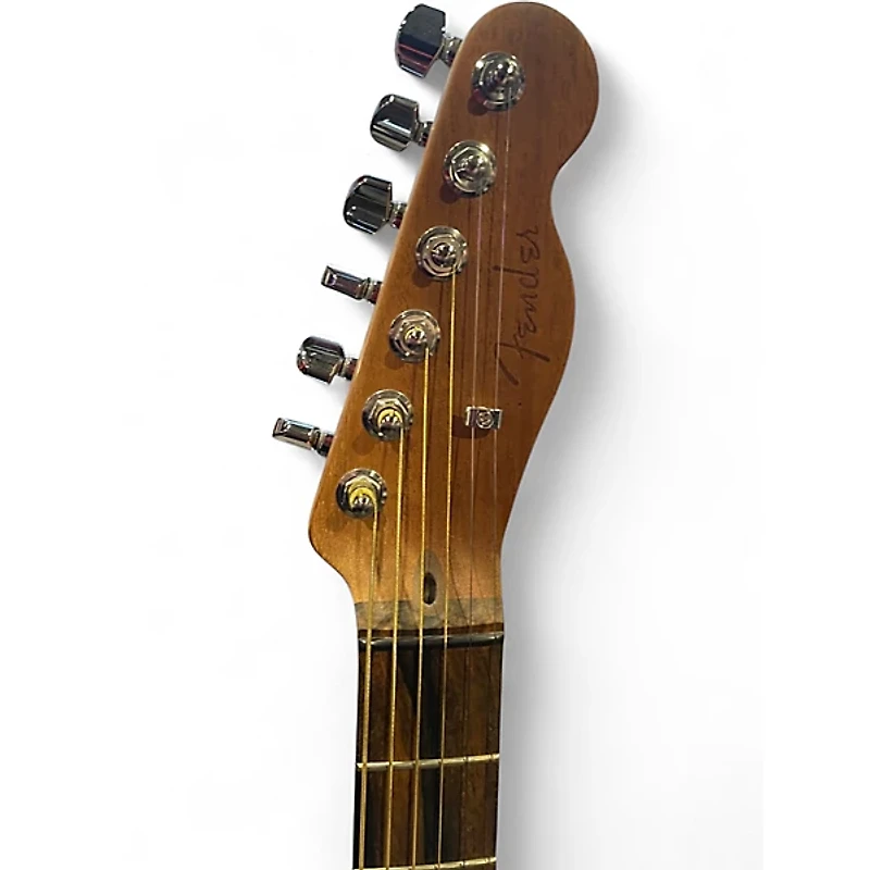 Used Fender American Acoustasonic Telecaster Black Acoustic Electric Guitar