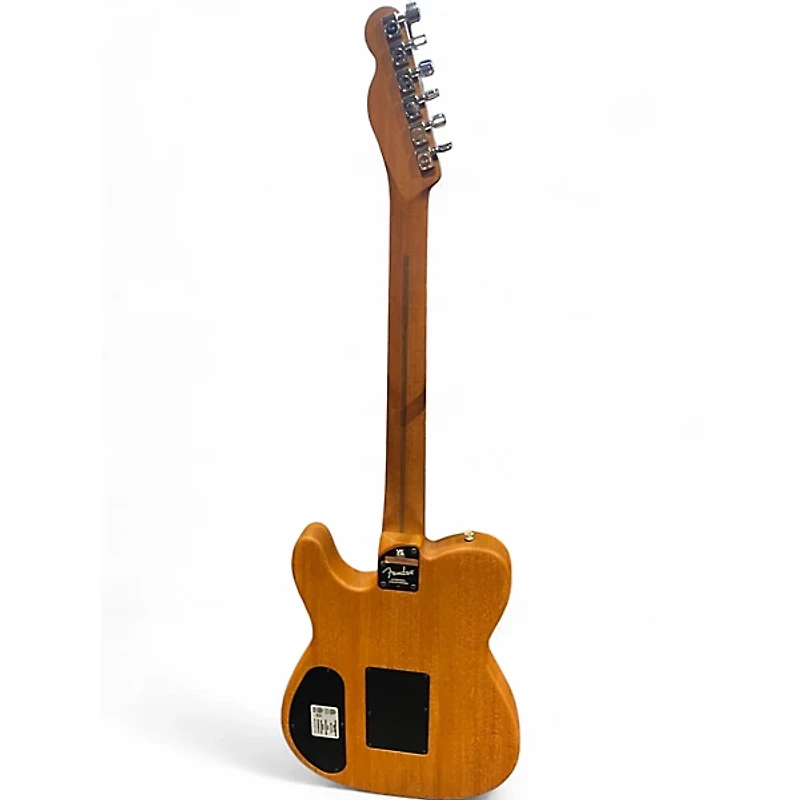 Used Fender American Acoustasonic Telecaster Black Acoustic Electric Guitar