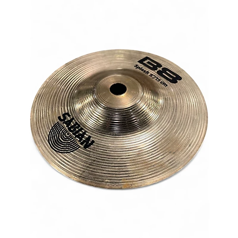 Used SABIAN 6in B8 SPLASH  Cymbal