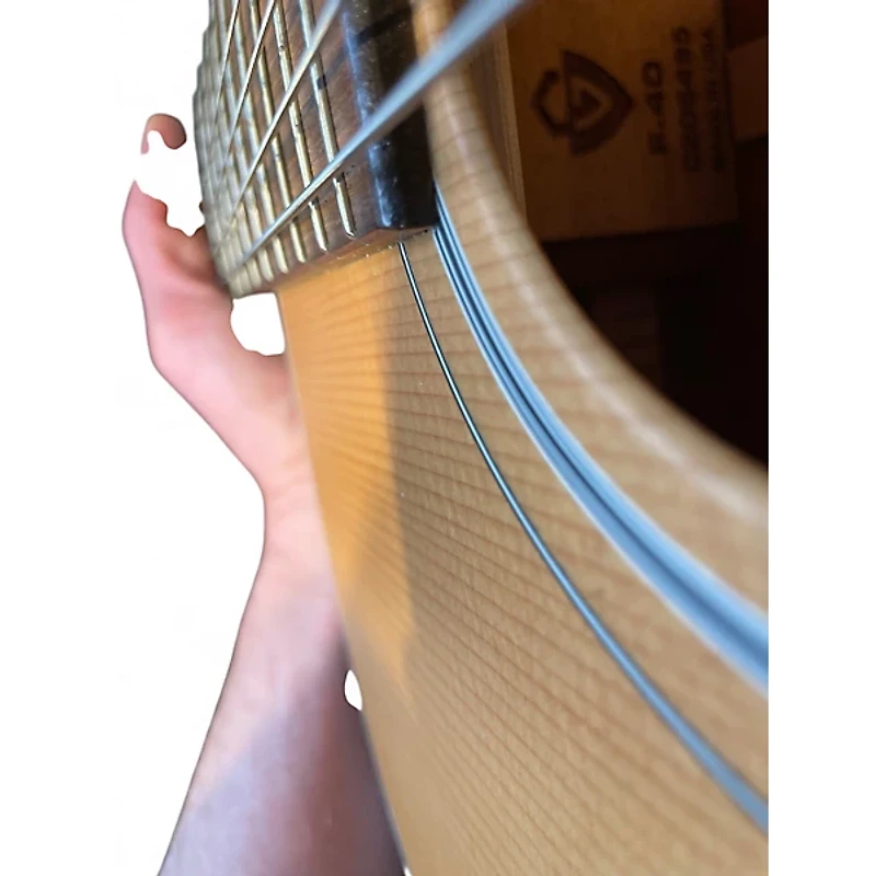 Used Guild F-40 Natural Acoustic Guitar