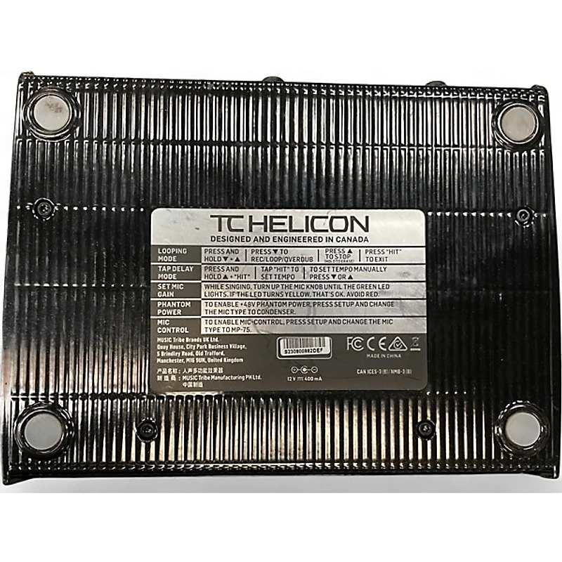 Used TC Helicon PLAY ACOUSTIC Effect Processor