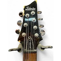 Used Schecter Guitar Research Omen Black Solid Body Electric Guitar