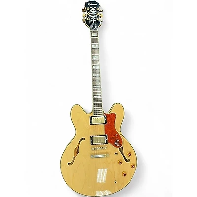 Used Epiphone Sheraton II Natural Hollow Body Electric Guitar