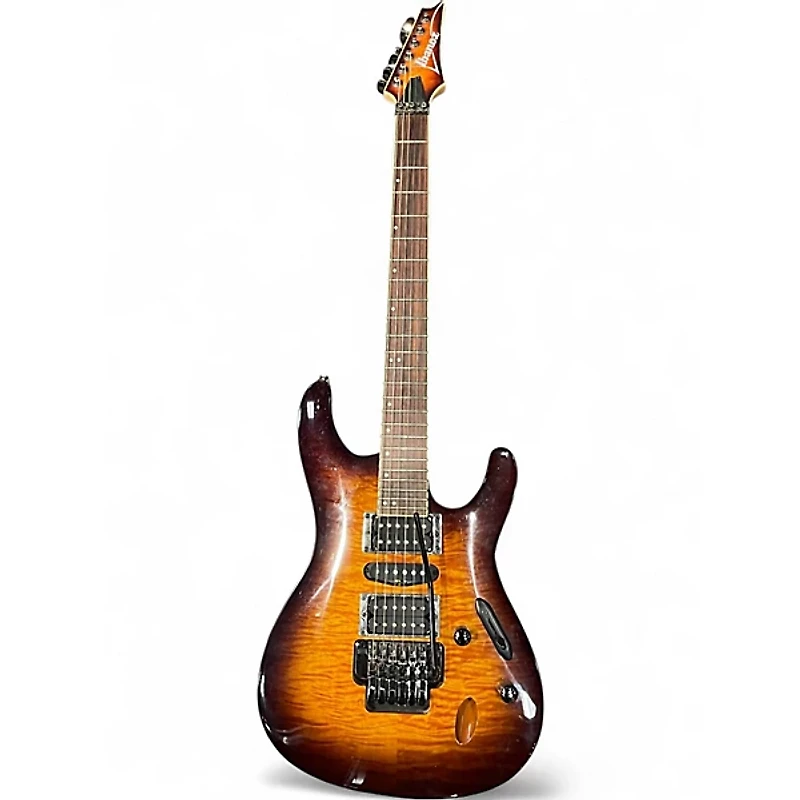 Used Ibanez s670qm dragon eye Solid Body Electric Guitar