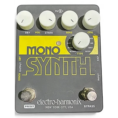 Used Electro-Harmonix Guitar Mono Synth Effect Pedal