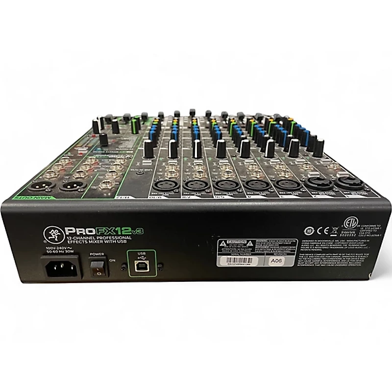 Used Mackie profx12 v3 Unpowered Mixer