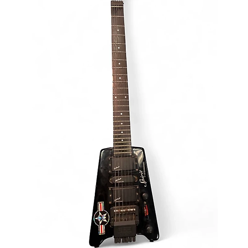 Used Steinberger Spirit Black Solid Body Electric Guitar