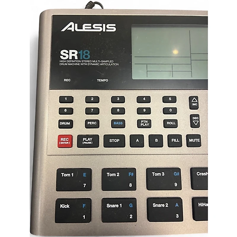 Used Alesis SR18 Drum Machine