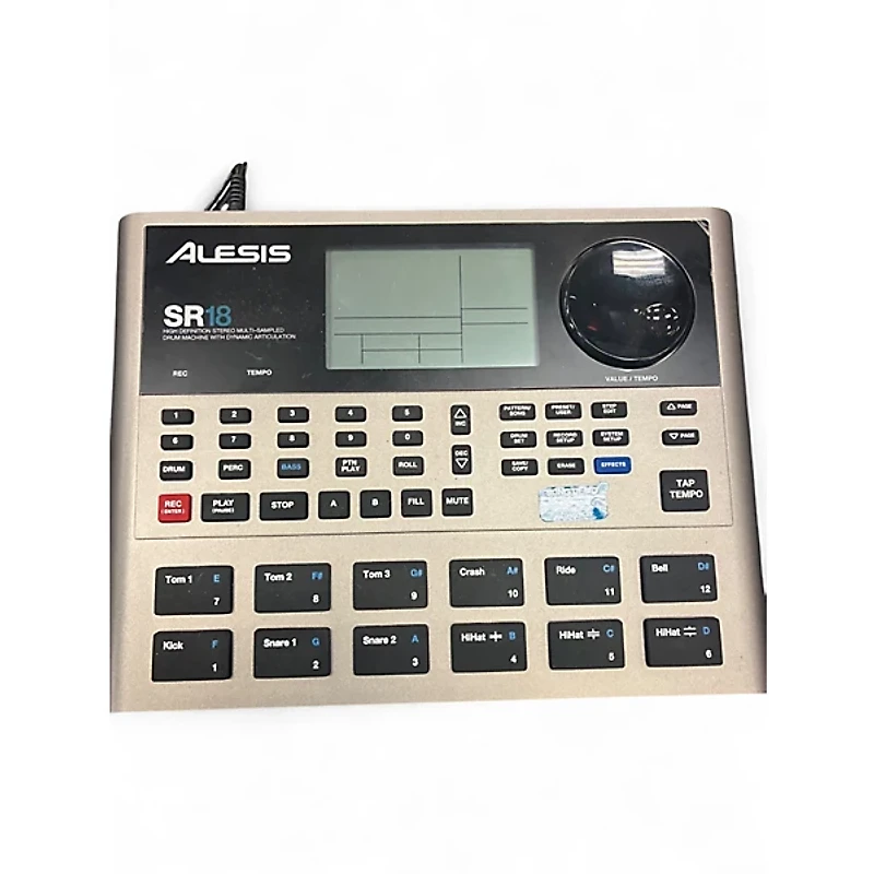 Used Alesis SR18 Drum Machine