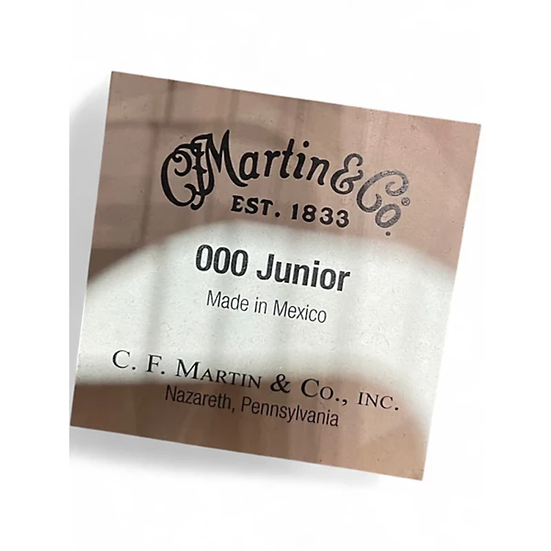 Used Martin 000 JUNIOR Natural Acoustic Guitar