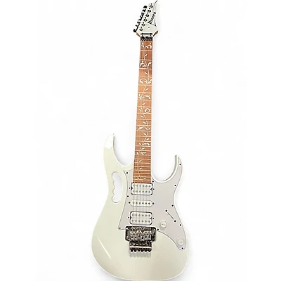 Used Ibanez JEMJR White Solid Body Electric Guitar