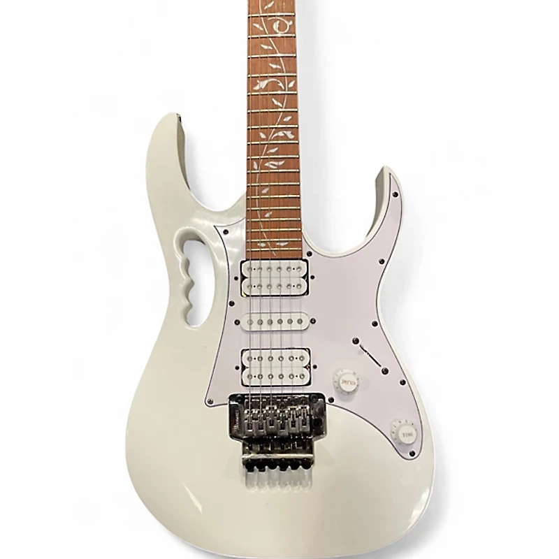 Used Ibanez JEMJR White Solid Body Electric Guitar