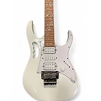 Used Ibanez JEMJR White Solid Body Electric Guitar