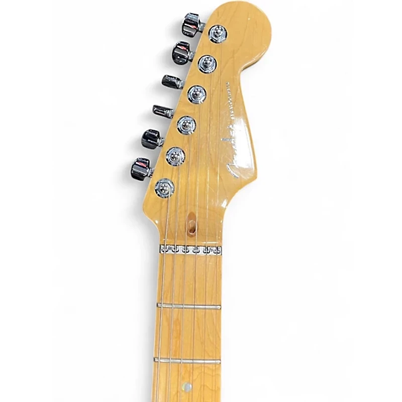 Used Fender American Deluxe Stratocaster Trans Red Solid Body Electric Guitar