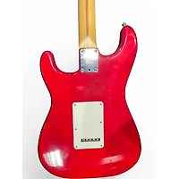 Used Fender American Deluxe Stratocaster Trans Red Solid Body Electric Guitar