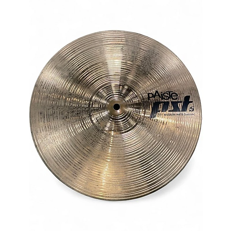 Used Paiste 14in PST5 Hi Hat Pair Cymbal