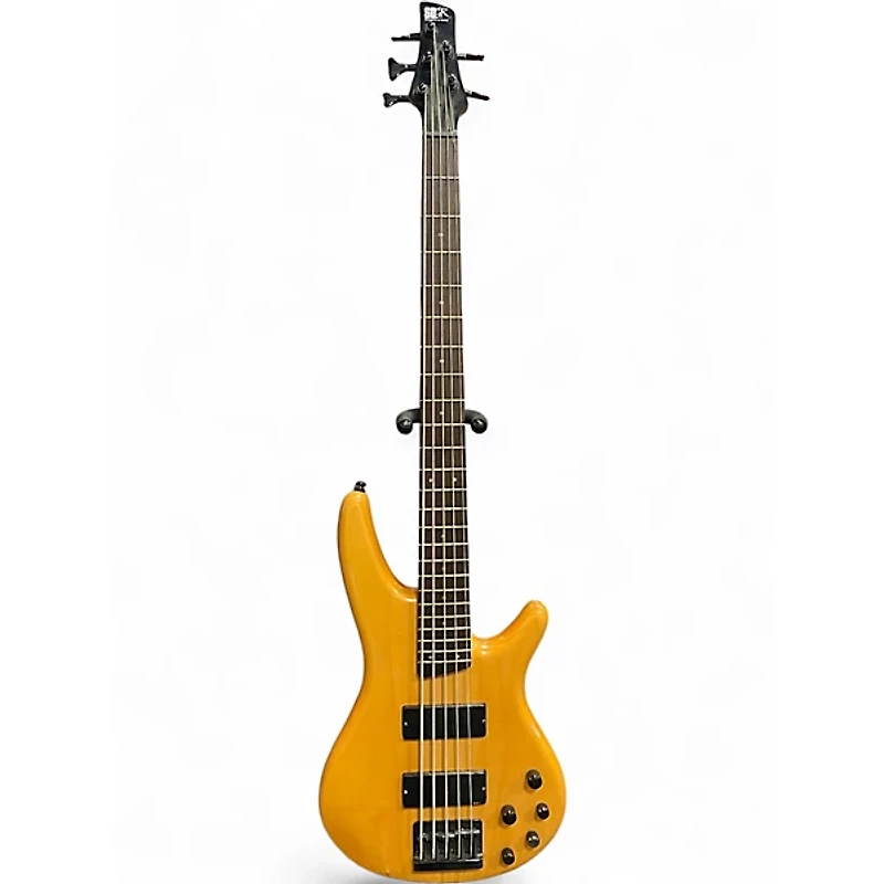 Used Ibanez SR405 5 String Natural Electric Bass Guitar