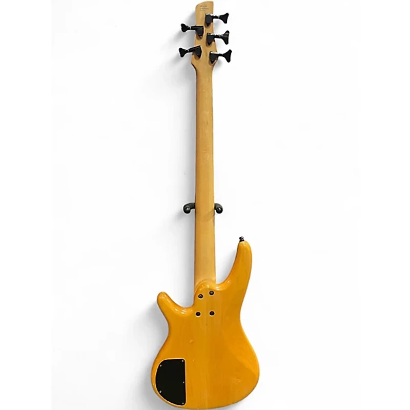Used Ibanez SR405 5 String Natural Electric Bass Guitar