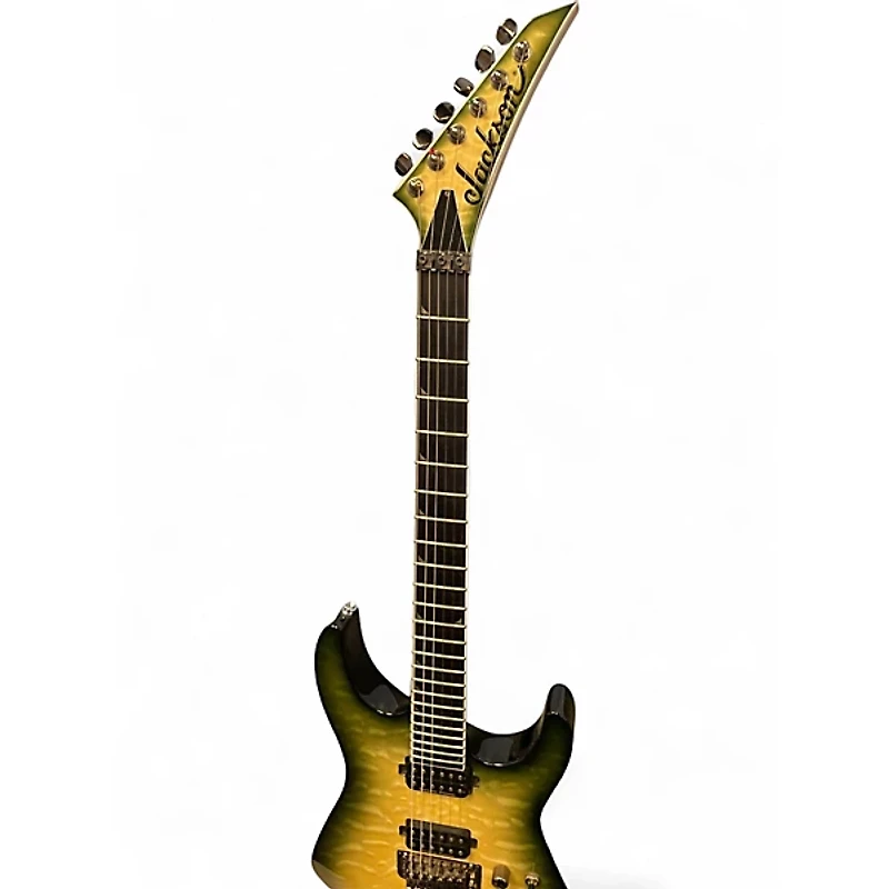 Used 2020s Jackson SL2Q Pro Series Soloist alien burst Solid Body Electric Guitar