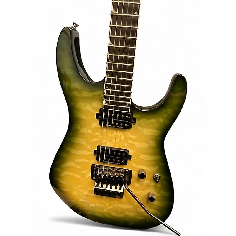 Used 2020s Jackson SL2Q Pro Series Soloist alien burst Solid Body Electric Guitar