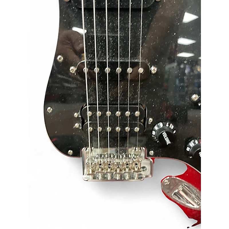 Used Fender Player Stratocaster HSS Candy Red Burst Solid Body Electric Guitar