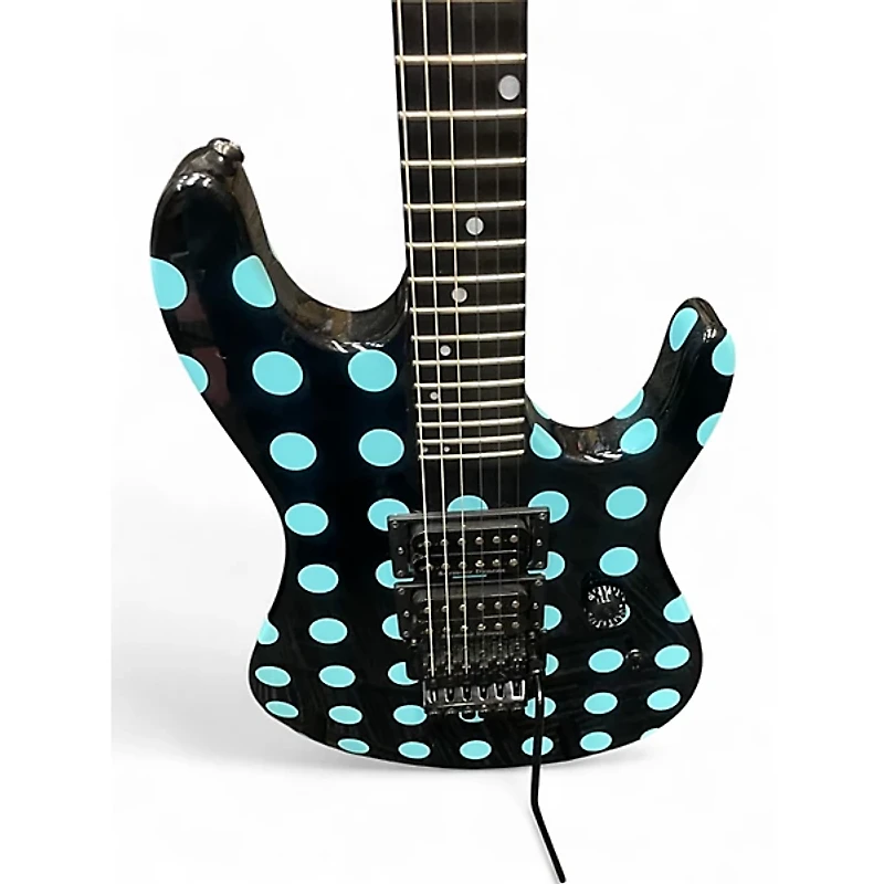 Used Kramer NIGHTSWAN Polka Dot Solid Body Electric Guitar
