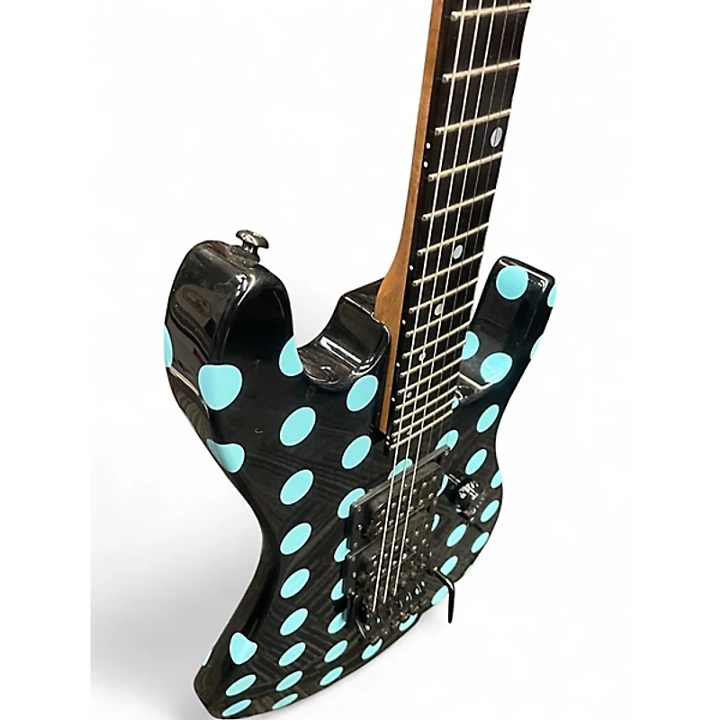 Used Kramer NIGHTSWAN Polka Dot Solid Body Electric Guitar