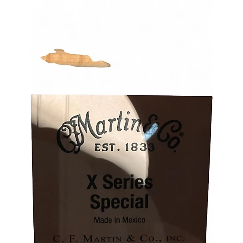 Used Martin DX2E Natural Acoustic Electric Guitar