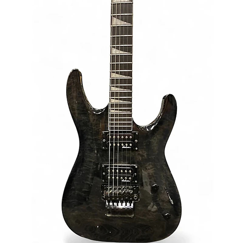 Used Jackson JS32 DKAP  Trans Black Solid Body Electric Guitar