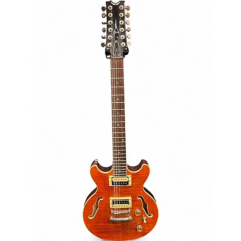 Used Dean Boca 12 Amber Solid Body Electric Guitar