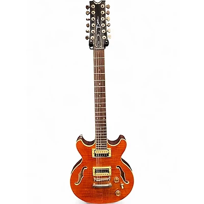 Used Dean Boca 12 Amber Solid Body Electric Guitar