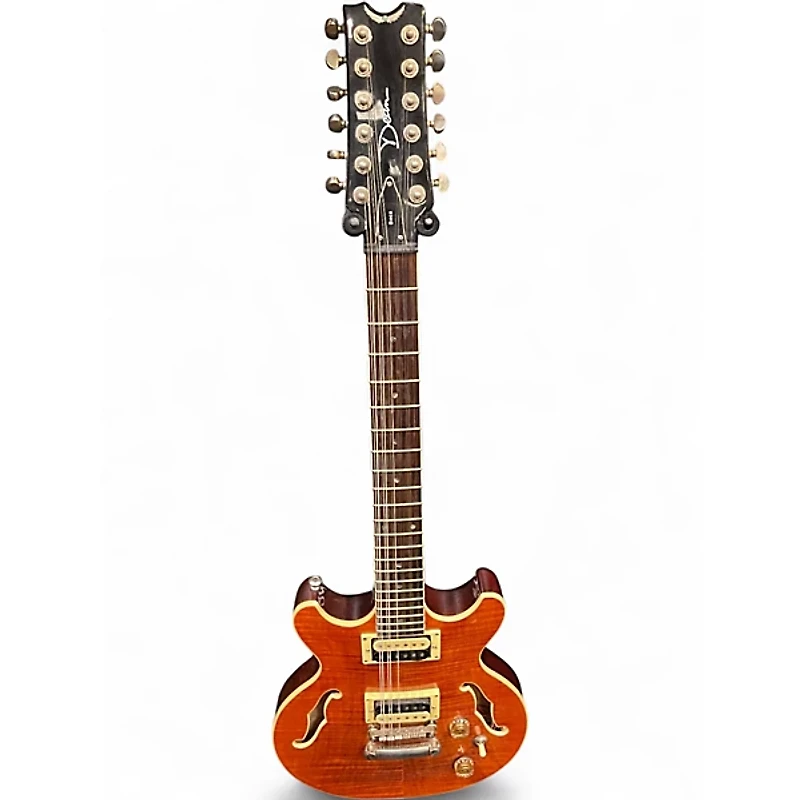 Used Dean Boca 12 Amber Solid Body Electric Guitar