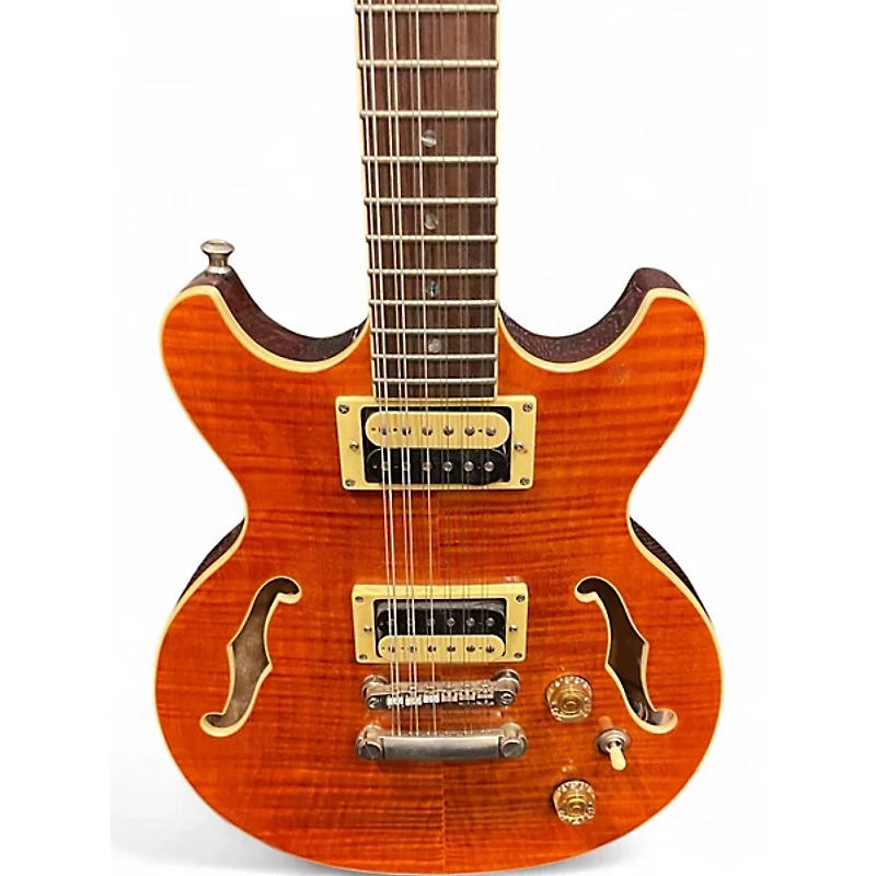 Used Dean Boca 12 Amber Solid Body Electric Guitar