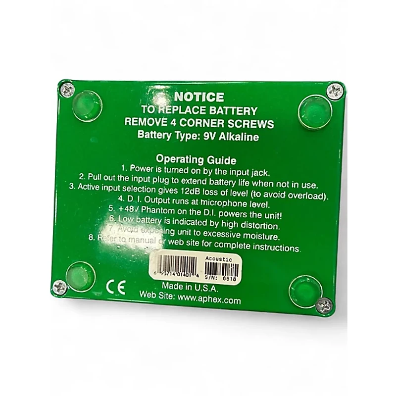 Used Aphex Aural Exciter & Big Bottom Effect Processor