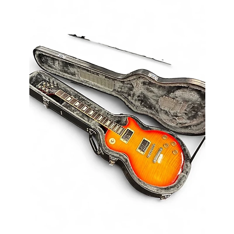 Used Epiphone Les Paul 1960 Tribute Plus Cherry Sunburst Solid Body Electric Guitar