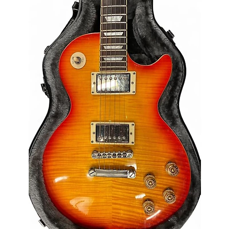 Used Epiphone Les Paul 1960 Tribute Plus Cherry Sunburst Solid Body Electric Guitar