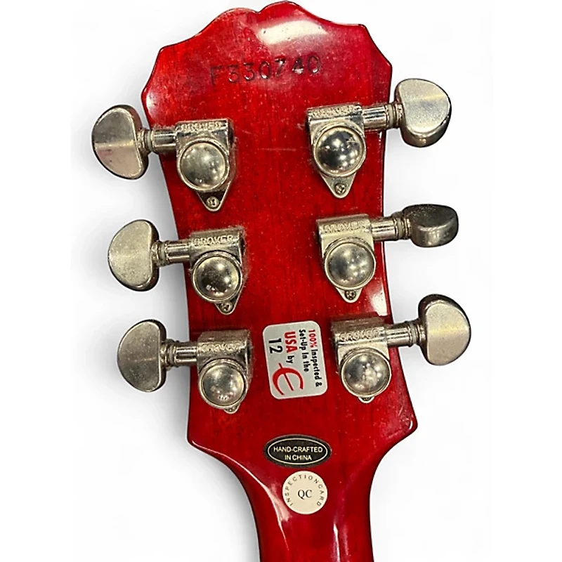 Used Epiphone Les Paul 1960 Tribute Plus Cherry Sunburst Solid Body Electric Guitar