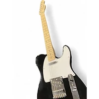 Used Squier Telecaster Black Solid Body Electric Guitar