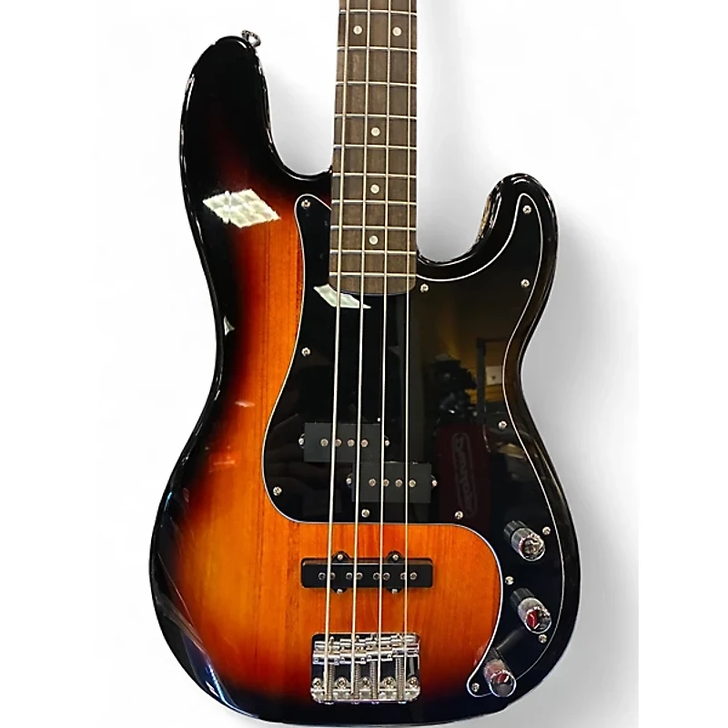 Used Squier precision bass 2 Tone Sunburst Electric Bass Guitar