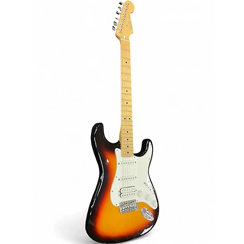 Used Fender Standard Stratocaster HSS Sunburst Solid Body Electric Guitar