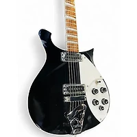 Used Rickenbacker 620 Black Solid Body Electric Guitar