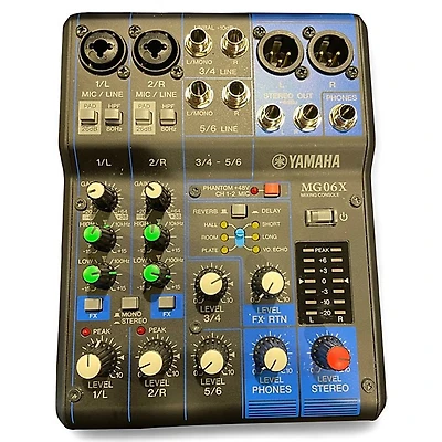 Used Yamaha MG06X Unpowered Mixer