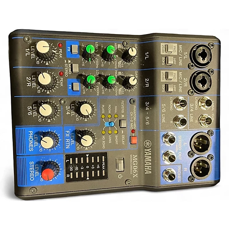 Used Yamaha MG06X Unpowered Mixer